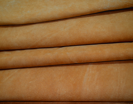 Peau de vachette grainée camel vintage