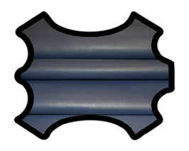 Peau d'agneau nappa bleu navy