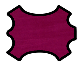 Peau d'agneau velours rose magenta irisé