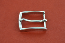 Boucle de ceinture argentée à ardillon 30 mm