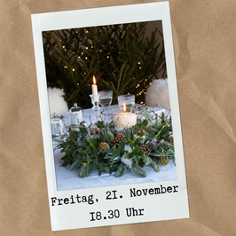 Ein Licht geht auf! Sonntag, 23. November 16 Uhr