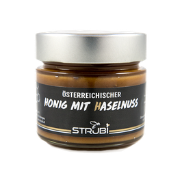 Honig mit Haselnuss, 250 g