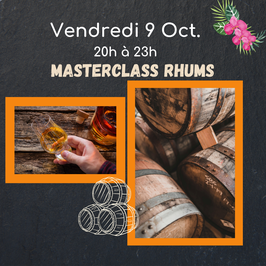 MASTERCLASS RHUM À LA CAVE DE BRINDAS