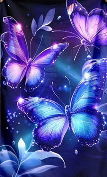 Schmetterling Neon