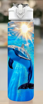 Trinkflasche Delphin