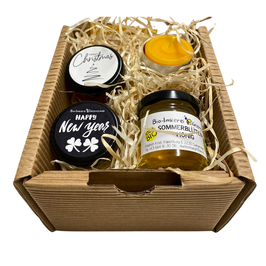 ♥ Geschenkkarton (XS0), mit feinstem BIO-Honig ♥