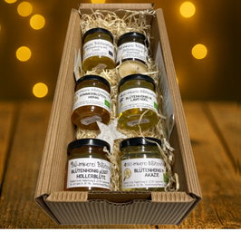 ♥ Geschenkkarton (S) 5, mit feinstem BIO-Honig ♥