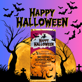 ♥ HALLOWEEN Bio-Honig Schokolade mit Mandel-Nougat Creme ♥
