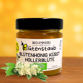 ♥ BIO-Blütenhonig küsst Hollerblüte ♥