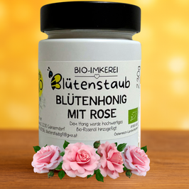 ♥ BIO-Blütenhonig mit ROSE ♥