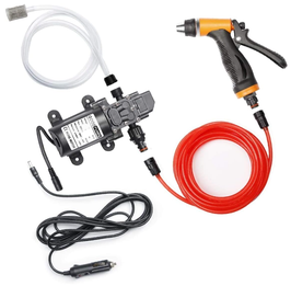 Kit Pompe a eau 12v 6.5L/min + Tuyaux + Pistolet