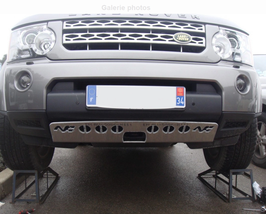 Ski de protection avant en aluminium de 8mm pour Land Rover Discovery IV - Version OffRoad