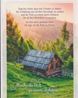 Nr. 99 - Almhütte - Mache die Welt zu einem Zuhause