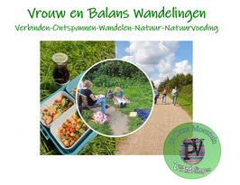 Aanmelden Vrouw en Balans Wandeling