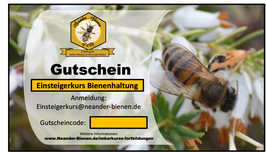 Gutschein Einsteigerkurs Bienenhaltung 2026 Velbert