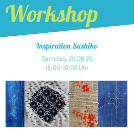 Sashiko-Workshop, 26.09. 15-18 Uhr