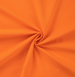 Baumwollstoff, Webware uni orange
