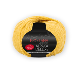 Alpaka deluxe gelb, Farbe 22, 50 g - Pro Lana