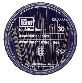 Näh-, Stick- und Stopfnadeln in Compact-Dose, 30 Nadeln - Prym
