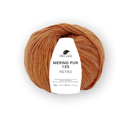 Merino Pur 125 Retro ziegel meliert, Farbe 127 - Pro Lana