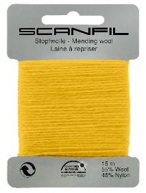 Stopfwolle gelb, Farbe 87, 15 m - Scanfil