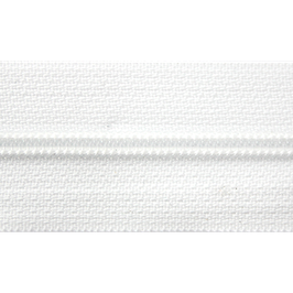 1 m Endlos-Reißverschluss Kunststoffzähnchen, 30 mm, inkl. 3 Schieber - weiß