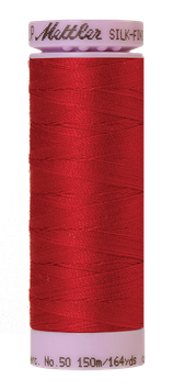 SILK-FINISH COTTON 50 country red, Fb. 504, 150 m - Mettler
