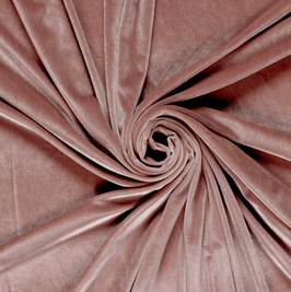 Samt uni rosa
