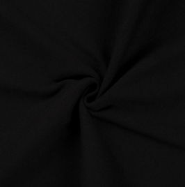 Bündchen uni schwarz