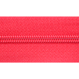 1 m Endlos-Reißverschluss Kunststoffzähnchen, 30 mm, inkl. 3 Schieber - rot