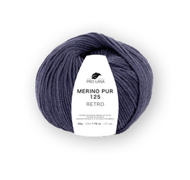 Merino Pur 125 Retro lila meliert, Farbe 144 - Pro Lana