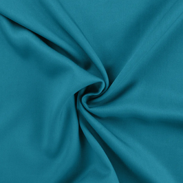 Viskose-Twill uni türkis