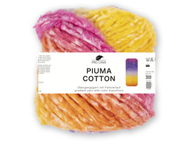 PIUMA COTTON, Farbe Nr. 4, lila/orange - Pro Lana