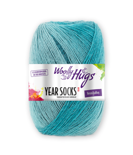 Sockenwolle Year Socks, August, Farbe Nr. 08 - Woolly Hugs