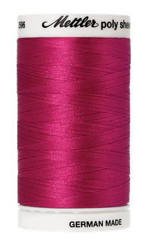 Stickgarn POLY SHEEN bright ruby, Fb. 2300, 800 m - Mettler