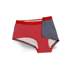 Bio-Damen-Hipster "Kuller rot/blau", MoodySous, Größe 40
