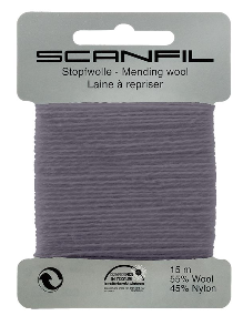 Stopfwolle mittelgrau, Farbe 69, 15 m - Scanfil