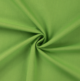 Baumwollstoff, Webware uni lime