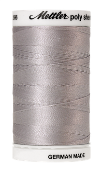 Stickgarn POLY SHEEN silvery grey, Fb. 3971, 800 m - Mettler