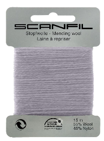 Stopfwolle hellgrau, Farbe 58, 15 m - Scanfil