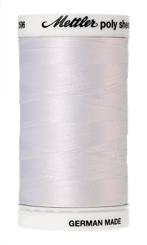 Stickgarn POLY SHEEN weiß, Fb. 15, 800 m - Mettler