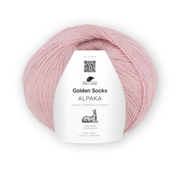 Sockenwolle Golden Socks Alpaka Farbe 12 rosa meliert - Pro Lana