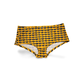 Bio-Damen-Hipster "Tulpen senf", MoodySous, Größe 38