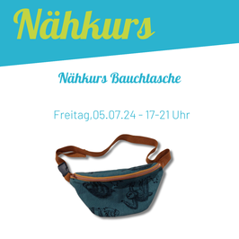Nähkurs Bauchtasche 05.07.2024 17-21 Uhr