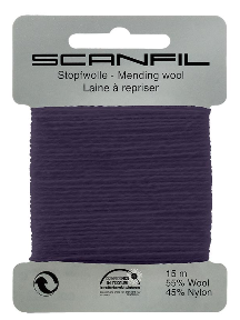 Stopfwolle dunkelblau, Farbe 82, 15 m - Scanfil
