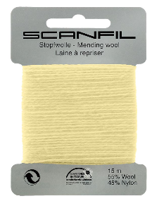 Stopfwolle hellgelb, Farbe 45, 15 m - Scanfil