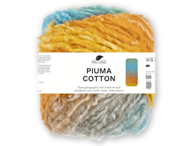 PIUMA COTTON, Farbe Nr. 1, orange/türkis - Pro Lana