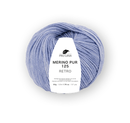 Merino Pur 125 Retro jeans meliert, blau, Farbe 152 - Pro Lana