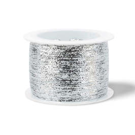 Beilaufgarn GLITZER silberfarben 1.000m - Woolly Hugs