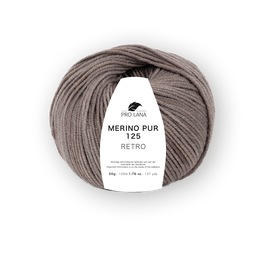 Merino Pur 125 Retro holz meliert, Farbe 105 - Pro Lana